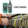MS6818 Professional LCD Cable Tester Wire Tracker Metal Pipe Locator Detector Line Finder Tracer Checker Voltage 12-400V