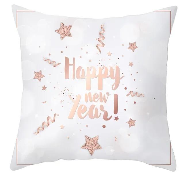 Christmas Themed Pillowcases Car Accessories Office Santa Claus Living Room Sofa Home Pillowcases