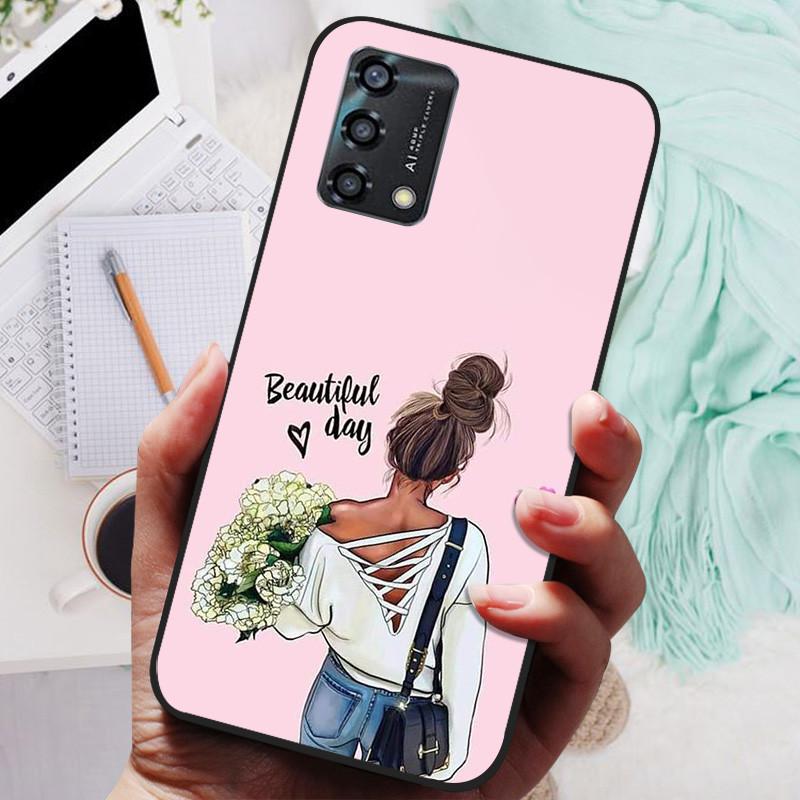 Telefoonhoesje Voor OPPO A74 4G Hoesje Siliconen Zwarte Bumper Zachte TPU Coque voor OPPO A74 CHP2219 Hoesjes OPPOA74 A 74 Beschermer Fundas