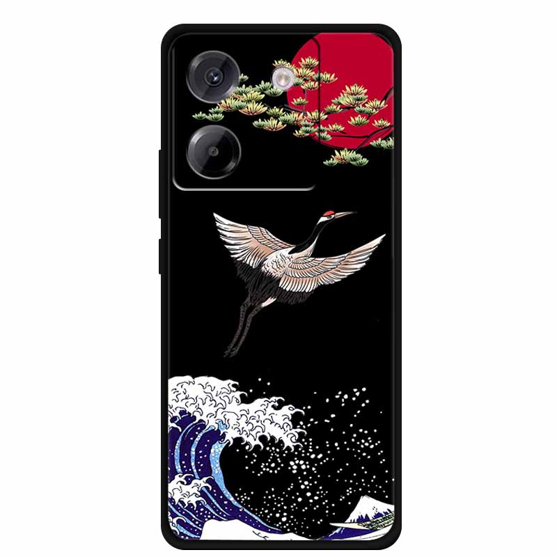 3D Phone Cover For Poco M7 Plus Pro Soft TPU Silicone Case for Poco M 7 PocoM7 Embossed Flower Blossoms Cartoon Gift Cute Bumper