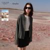 Sancai 2026 Winter Wool-Blend Baseball Collar Jacket