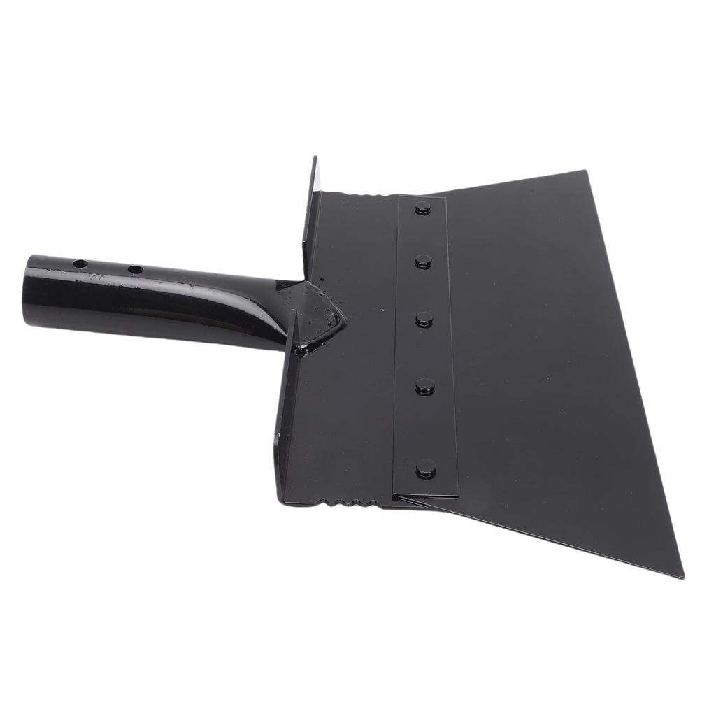28CM Flat Shovel Head Multifunctional Heavy Duty Steel Scraper Shovel Tool for Garden Cleaning Weeding Snow Removal