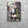 Sword Art Online Vintage Tin Sign Home Decor Wall Decor Art Wall Mural Room Decoration Decor Retro Metal Sign Plate Bar Posters