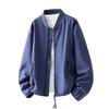 Stand-up Collar Tooling Bomber Jacket Men's Trendy Brand Zipper Design Sense Casual Baseball Jacket