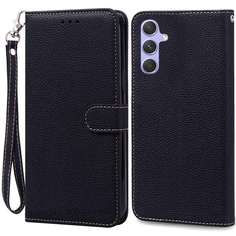 A35 5G Case For Samsung Galaxy A35 Case Leather Wallet Flip Case For Samsung Galaxy A35 5G Cover Coque Fundas Shell Etui