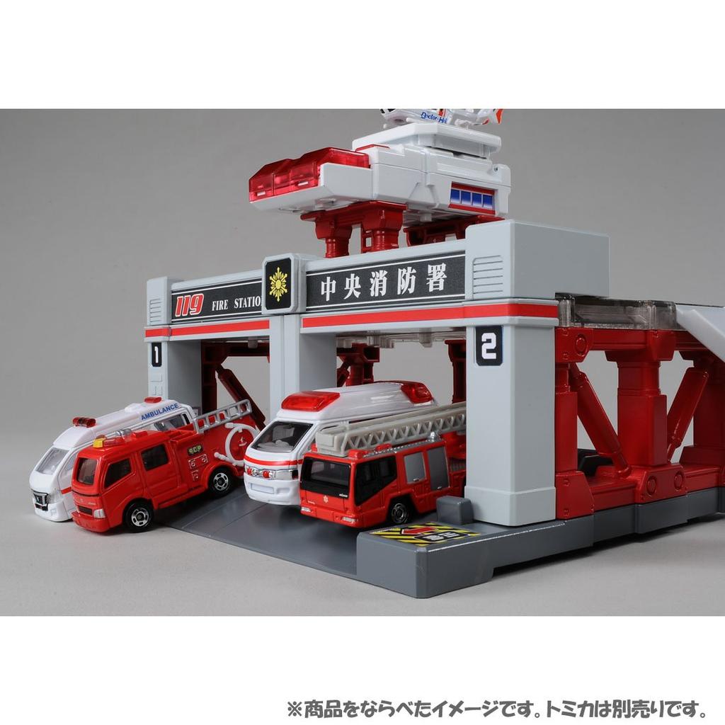 Tomica Tomica Town Build City Sound Light Fire Station