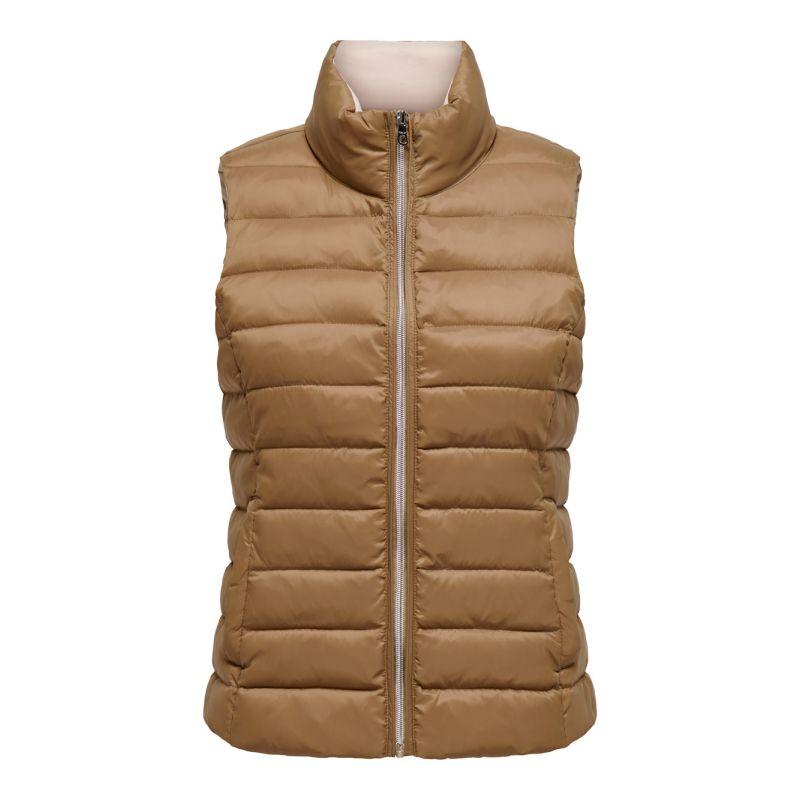 Doudoune sans manches col montant zippée Femme ONLY