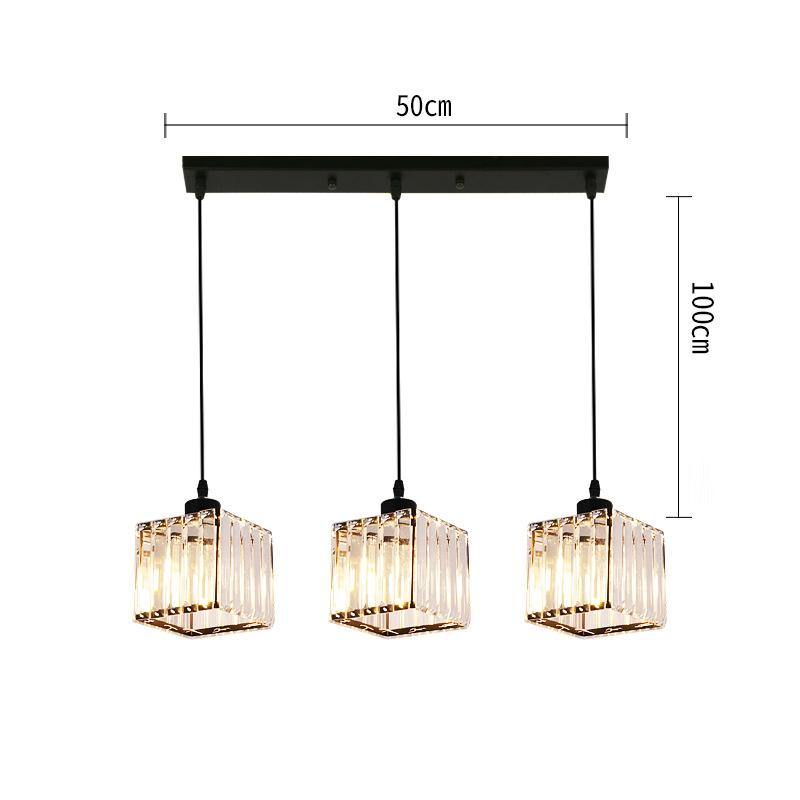 Crystal Ceiling Light Corridor Ceiling Lamp Luxury Balcony Aisle Foyer Kitchen Ceiling Pendant Light Hanging Chandelier Crystal