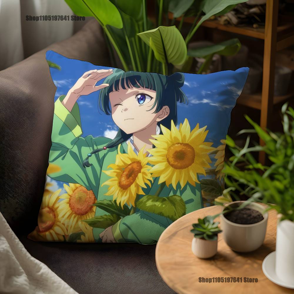 The A-Apothecary Diaries M-Maomao Pillow Case For Sofa Decor Car Office Room Printing Cushion Cover Decorations and Protector