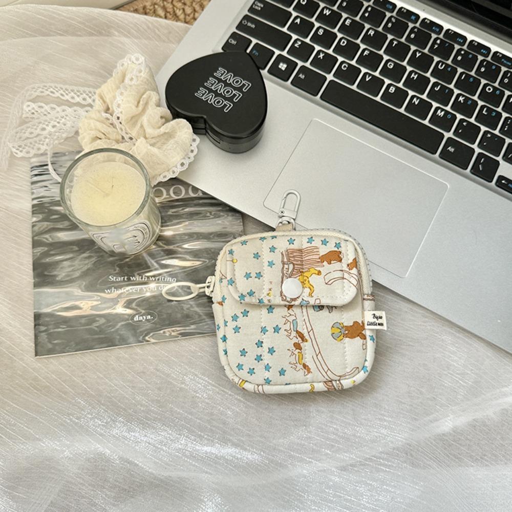 Pendant Small Makeup Lipstick Bag Large Capacity Mini Canvas Storage Bag  Travel