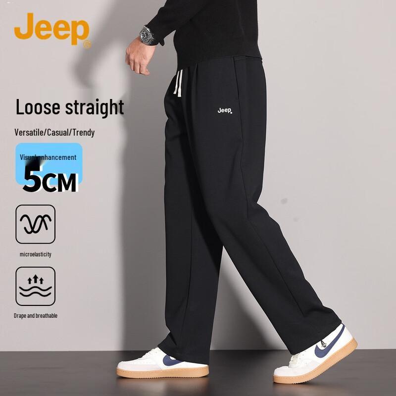 

JEEP Men s Spring Summer Straight-Leg Casual Sweatpants L
