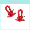 Premium Quality 2 Pcs Red Climbing Trailer Hook Buckle For 1/10 D90 Axial Scx10 Rc Cars