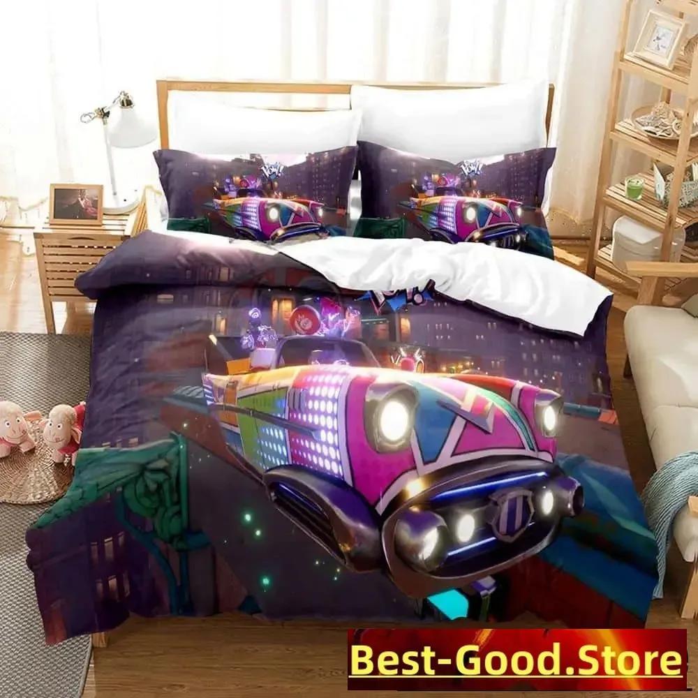 3D Print Game Knockout City Bedding Set Single Twin Full Queen King Size Bed Set Adult Kid Bedroom Duvet Cover Sets Home Textile