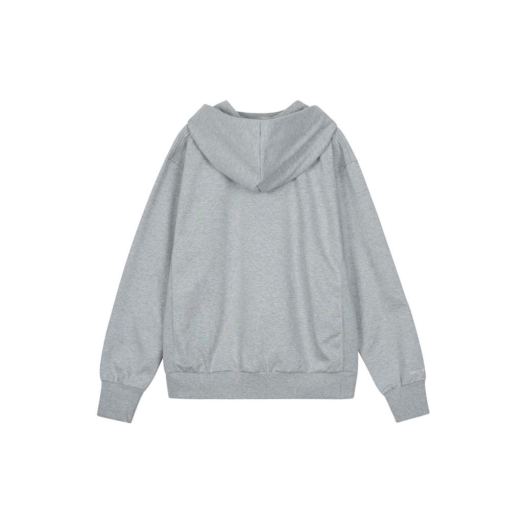 Nike Dri-Fit Standard Issue Embroidered Logo Hoodie Pullover Long Sleeve Men Tops Light-Grey DQ5819-063