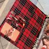 Y2K Checkered Star Denim A5 Photo Card Album Vintage Sweet & Cool Style Binder Idol Photocard Collect K-Pop Polaroid Storage