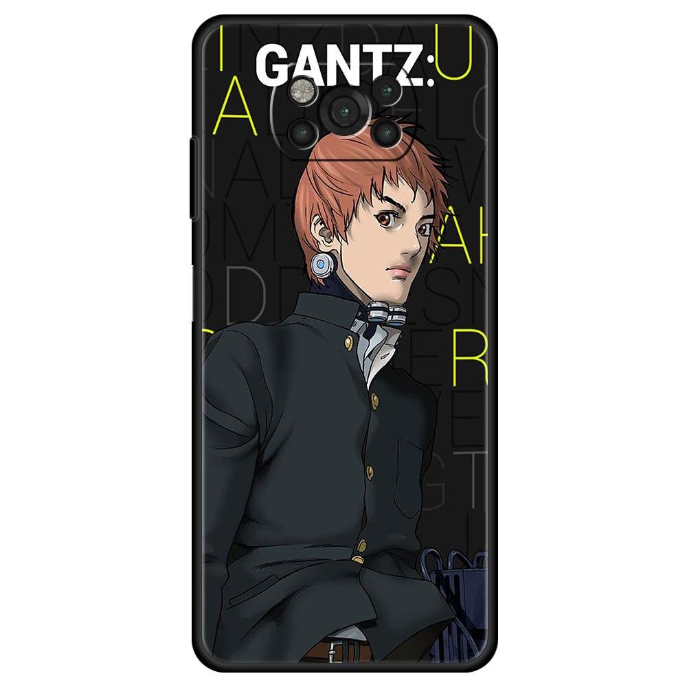

Чехол для Xiaomi poco x3 pro x3nfc pocox3pro mi 12 12pro 12x 11 lite 11t Funda 11ultra 9t 10t m3 m4 f1 f3, чехол японского аниме Gantz Poco F3