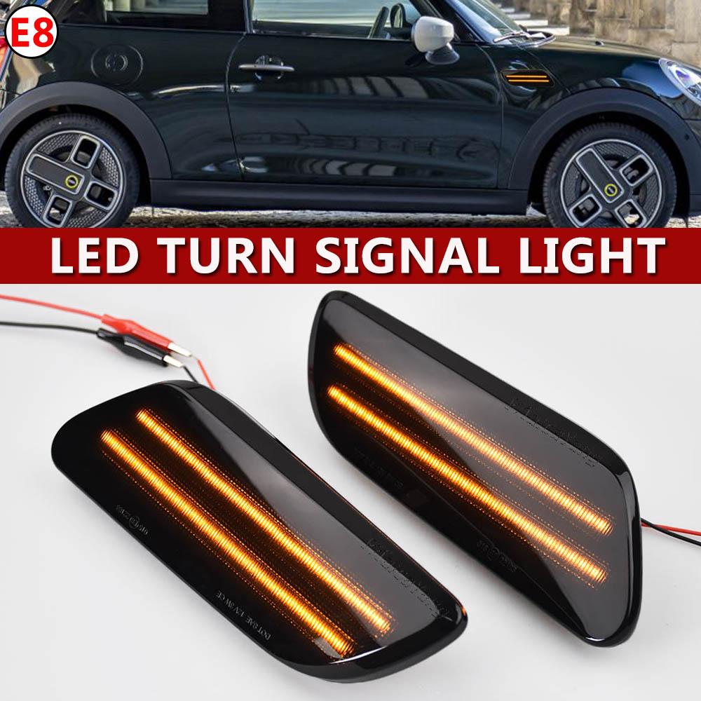 2pcs Amber Dynamic Flowing Led Side Marker Turn Signal Light Sequential Blinker Lamp for MINI COOPER F55 F56 F57