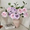 Elegant Peony Rose Artificial Flowers for Home, Living Room, and Hotel Decor