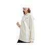 Fila Heritage Series Printed Letter Hoodie Women Sweatshirt Cloud-Mushroom-White F11W418214F-WT