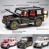 Benz G63 AMG Modellauto im Maßstab 1:24, Spielzeugauto zum Zurückziehen aus Zinklegierung mit Sound und Licht für Kinder, Jungen und Mädchen