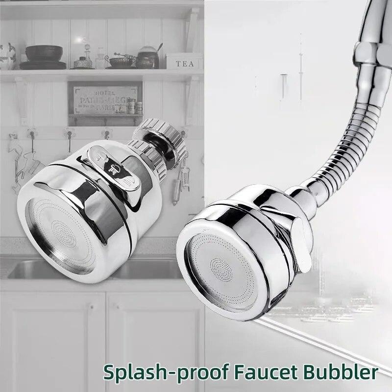 Kitchen Gadgets 3 Mode Faucet 360 Degree Rotation Filter Extension Tube Shower Water Saving Tap Universal Kitchen Accessories