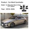 For Mercedes Benz A Class V177 Saloon 2018~2026 Car Sunshade Privacy Mesh Curtain Heat Insulation Sunscreen Visor Accessories