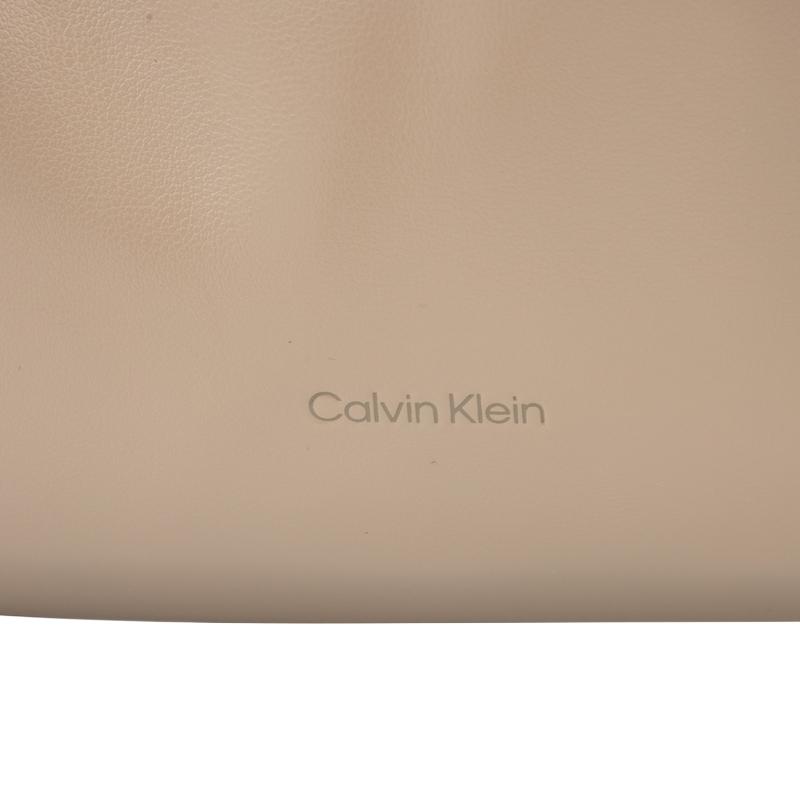 New CALVIN KLEIN SS25 Blended Material Shoulder Bag Medium Women's Khaki 4K3060G-PBF