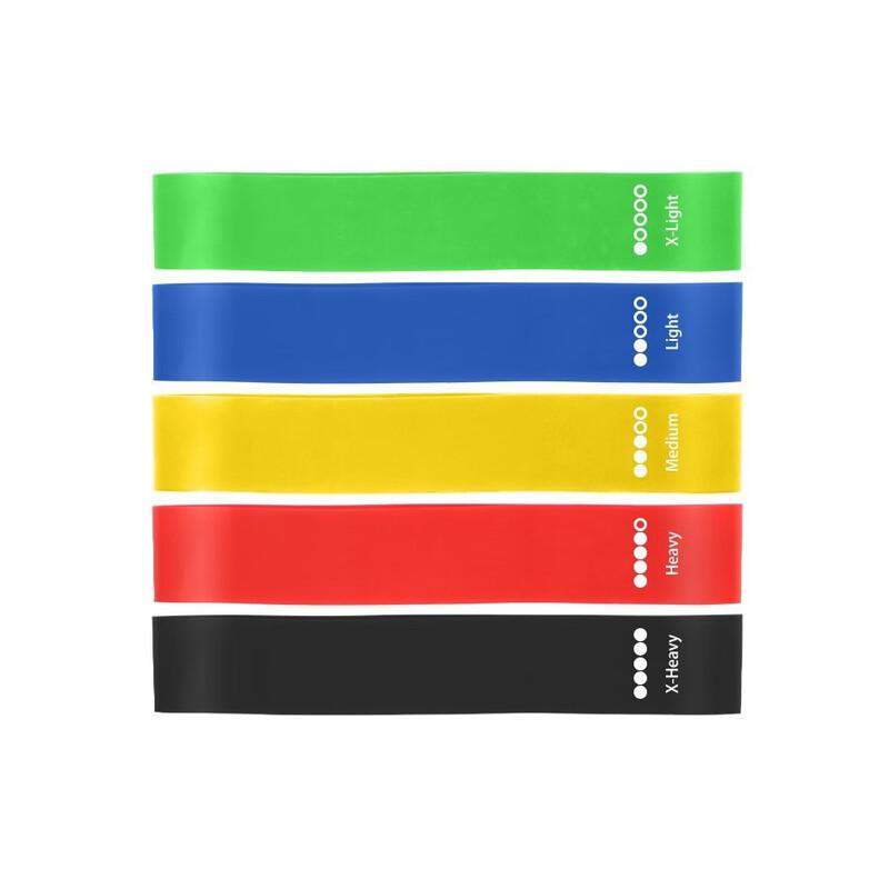 Longchan TPE Resistance Loop Bands 5-Piece Set