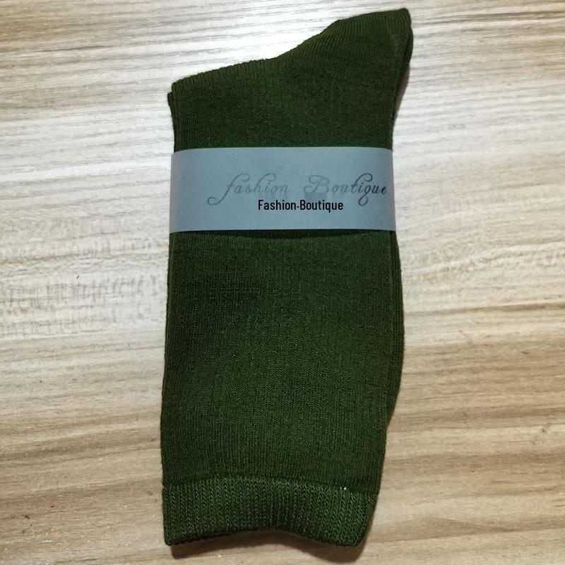 Women's 2025 Dopamine Dance Socks: Colorful, Scrunched Cotton Mid-Calf Socks for All Seasons