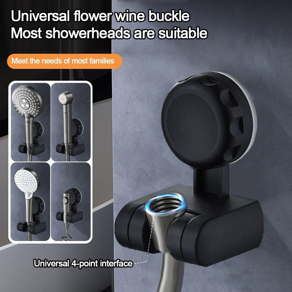 Verstelbare douchekopbeugel Wandmontage Sproeier Vaste basis Badkameraccessoires