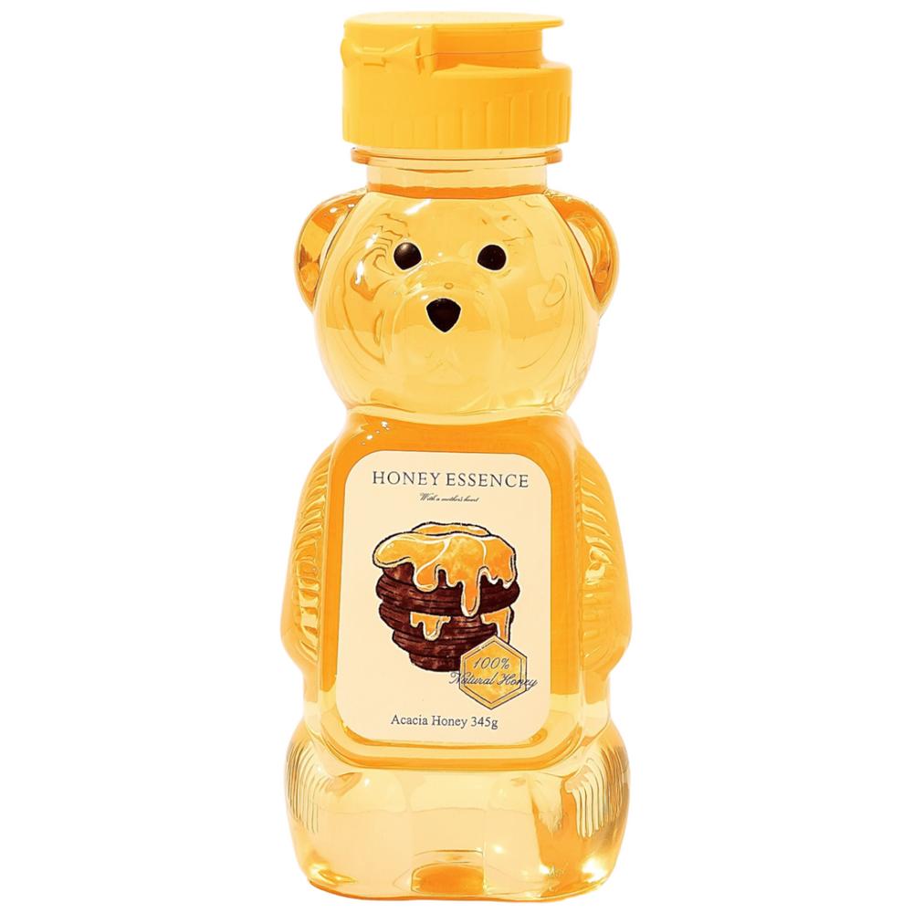 Honing Essentie Huishoudelijke Natuurlijke Honing Acaciaboom Teddybeer Tube Honing 345g 1 stuks Pakket