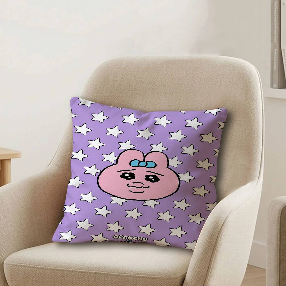 OOpanchu Usagi Cute Decorative Room Aesthetics Pillow Case Home Decor Bedroom Sofa Bed Couch Pillow Cover x