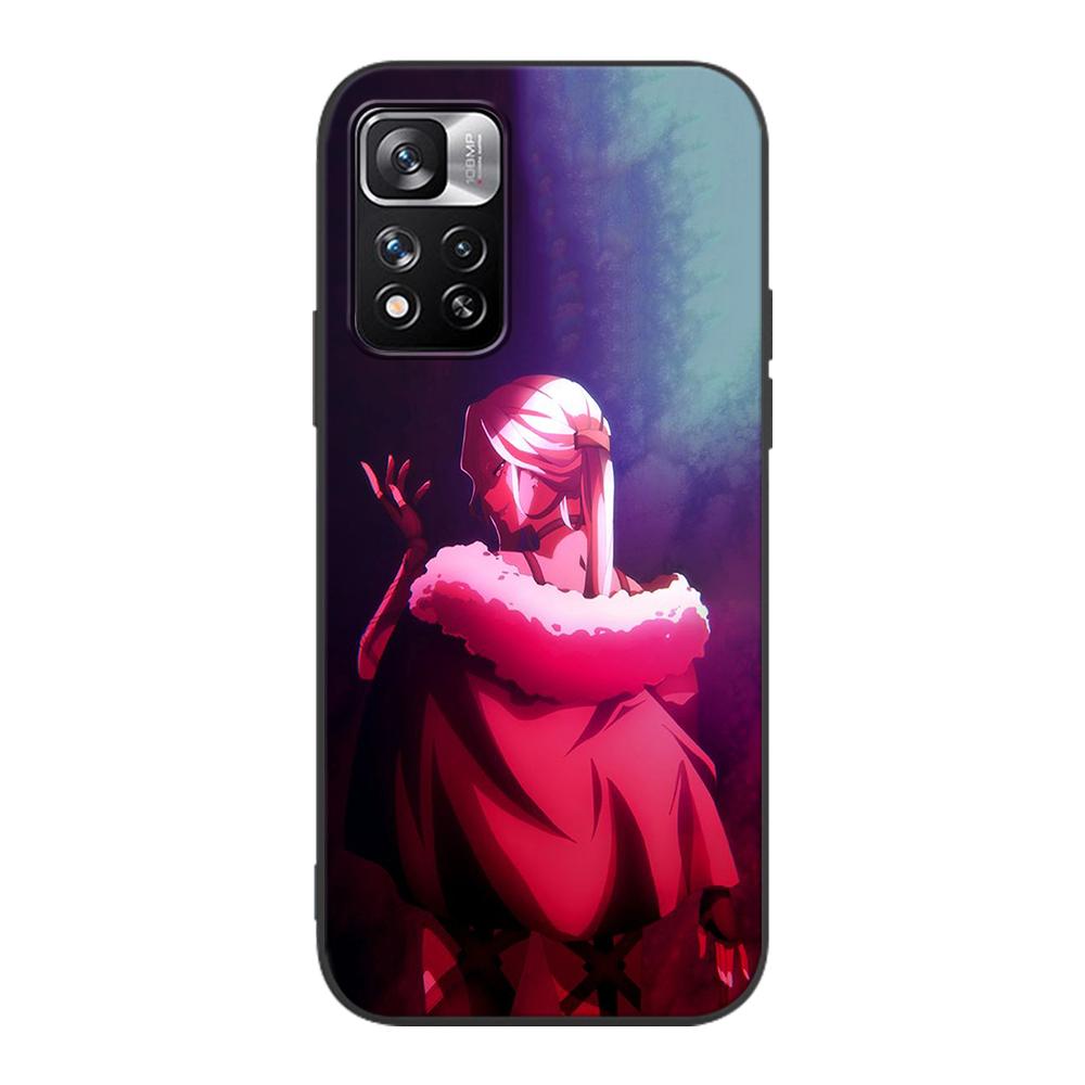Sword Art Online 3 Alicization Case for Xiaomi Redmi Note 9S 9 8 10 11 Pro 9C 9A 7 8T 7A 8A 6A 6 10S Black Soft Cell Phone Cover