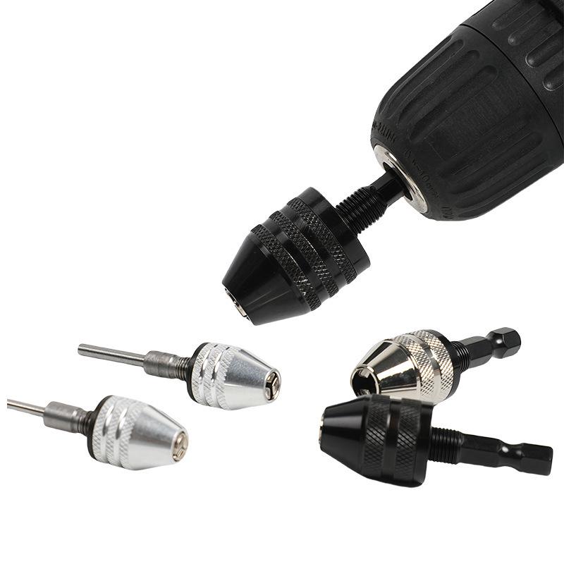 Quick-Change 0.3-6.5mm Hex Shank Self-Centering Drill Chuck for 3.6 Electric Grinder
