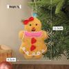 Creative Wool Felt Gingerbread Man Christmas Ornaments