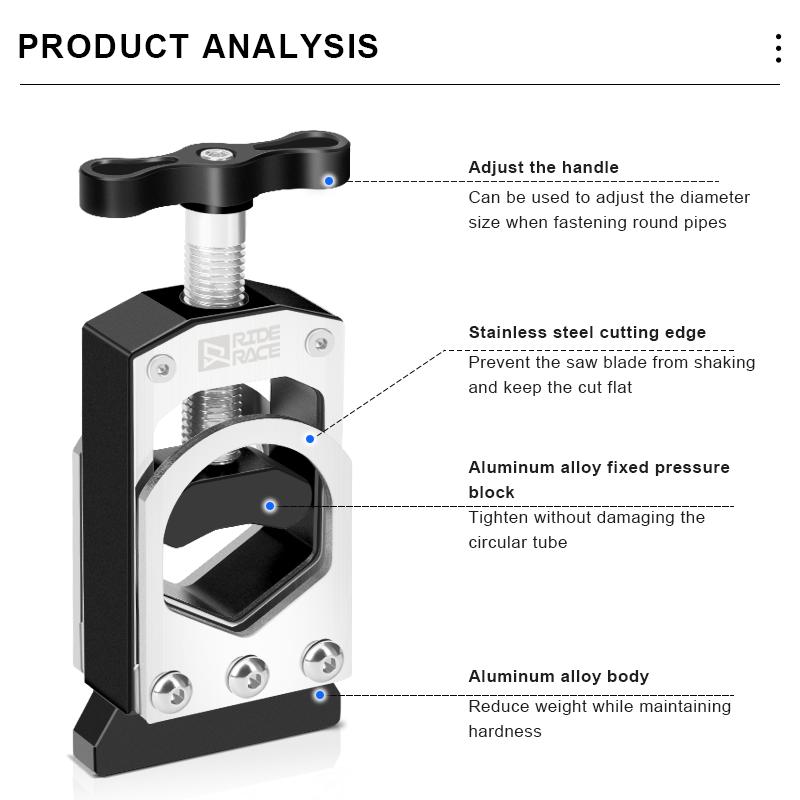Bicycle Carbon Fibre Steerer Bar Cutter Fork Tube Seatpost Saw Tool 17-39mm For Bike Fork Fix Tube Handlebar Seatpost Pipe