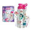 DIY Diamond Water Bottle Dinosaur Thermos with Gems Stickers Metal Vacuum Insulated Mug Birthday Gift for Girls Children