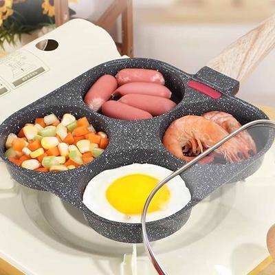 Poêle Antiadhésive Ménagère pour Crêpes, Petit Déjeuner et Friture d'Œufs, Poêle à Frire de Cuisine pour la Cuisine à Domicile