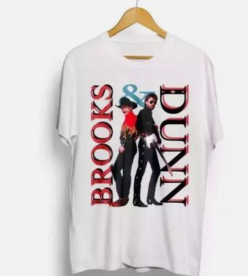 Vintage 1993 Brooks and Dunn Stampede Tour Country Music T-Shirt Full Size S-5XL Unisex T-Shirt