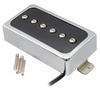 Artec SHA66C Alnico 5 Splendor Humbucker-Size P-90 Pickup with Neck PU for Les Paul Electric Guitar, Chrome/Black