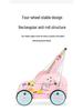 Wooden Multifunctional Toddler Push Walker & Educational Toy