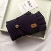 Warm winter knitted half-finger gloves writing flip riding fashion warm recommendation