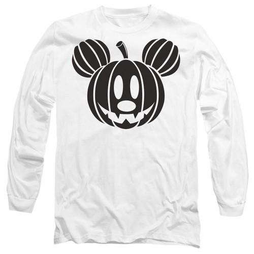 Disney Unisex Adult Mickey Mouse Pumpkin Head T-Shirt