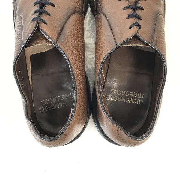 60s-70s?/weyenberg massagic/Goodyear Welt Leather Plain Toe Shoes/10.5B/27.0-28.0/Brown/Vintage(USED)