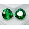 16.32 Ct Natural Tsavorite GARNET Green   Pear Shape Loose Gemstone Pair