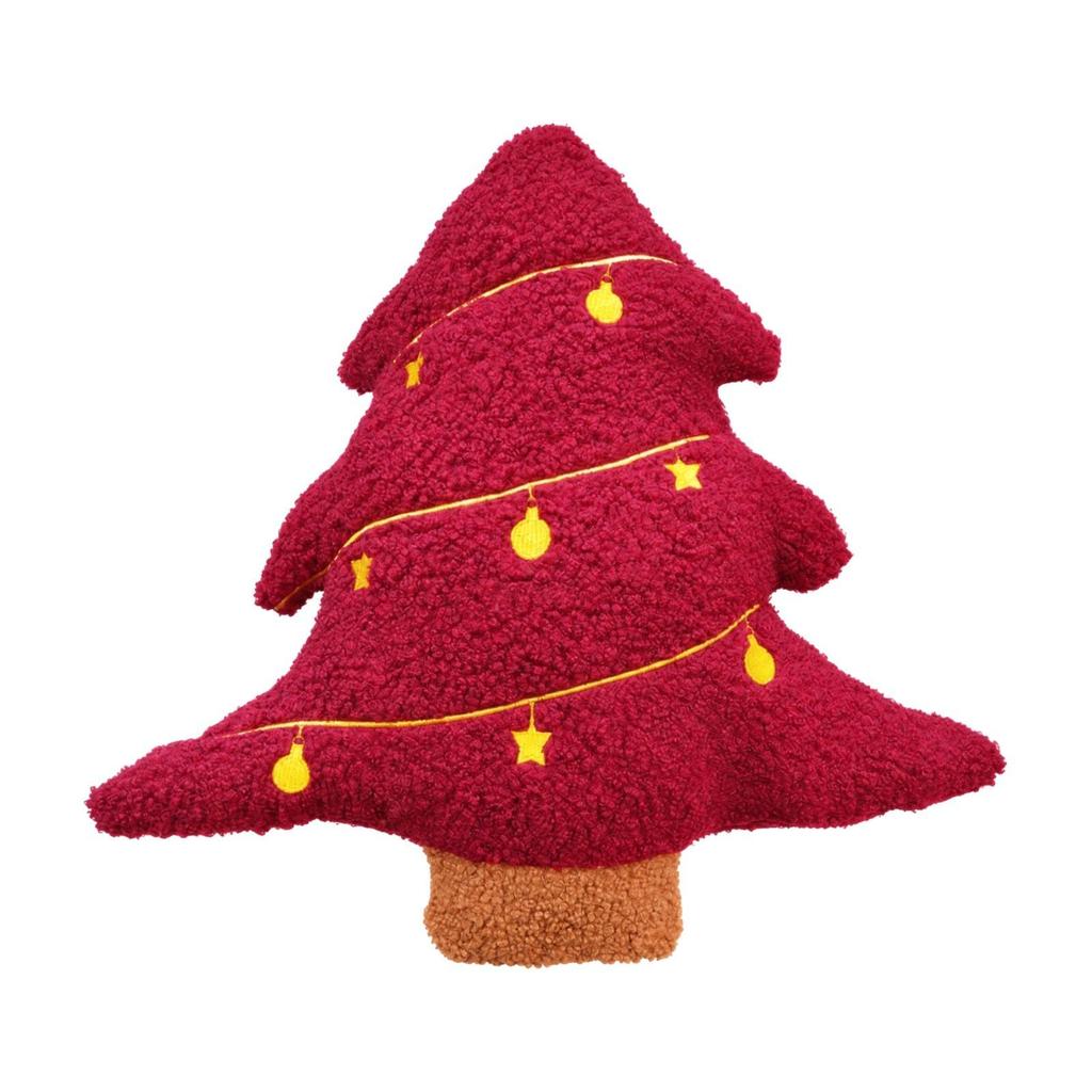 Christmas TreeShaped Soft Throw Tree Shaped Pillow Padded Holiday Cushion for