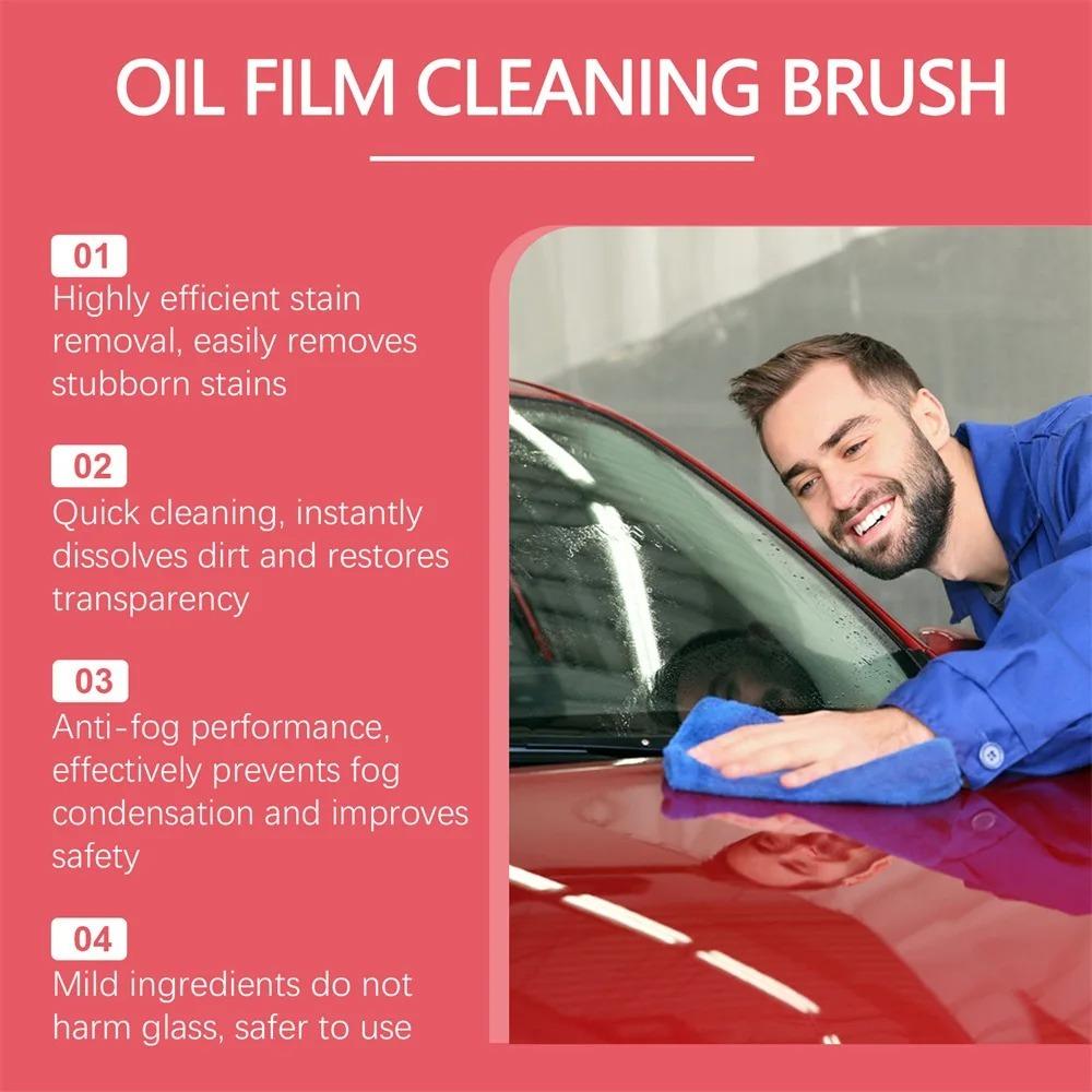 Auto Detailing Car Glass Oil Film Remover Hydrophobic Coating Windshield Cleaner Clear Window - Auto Care Detailing Tool