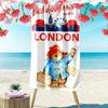 Paddington Bear Towel, Large Soft Quick Dry Towel for Beach Camping Swimming