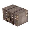 Jewelry Box for Women Girls Vintage Style Environmental Wooden Jewelry Box with Combination Lock for Necklace Earring