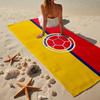 Asciugamano da Spiaggia in Microfibra della Nazionale Colombiana, Leggero e Asciugatura Rapida, per Viaggi Estivi, Essenziale per la Spiaggia, Piscina